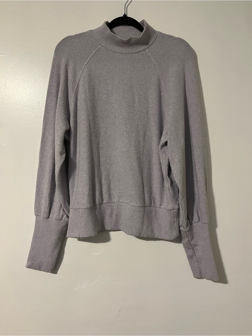Maeve - Mock Neck Sweater - in Lilac